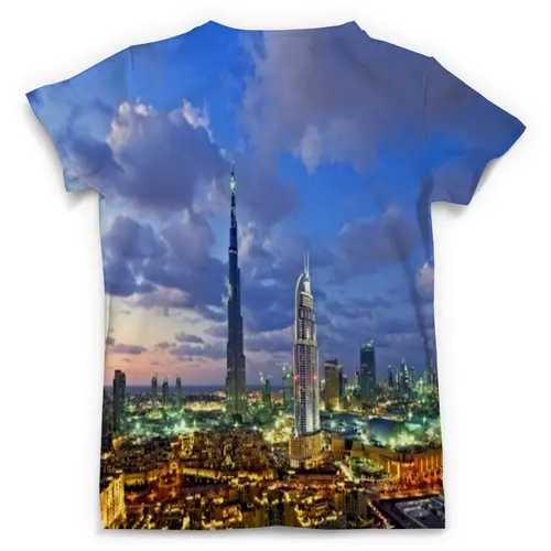 Заказать мужскую футболку в Москве. Футболка с полной запечаткой (мужская) Big City  от THE_NISE  - готовые дизайны и нанесение принтов.