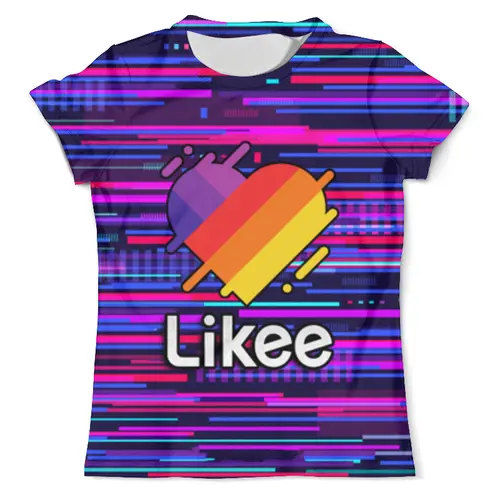 Заказать мужскую футболку в Москве. Футболка с полной запечаткой (мужская) Likee от weeert - готовые дизайны и нанесение принтов.
