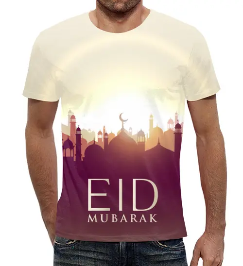Заказать мужскую футболку в Москве. Футболка с полной запечаткой (мужская) Ramadan  от THE_NISE  - готовые дизайны и нанесение принтов.