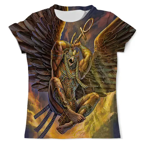 Заказать мужскую футболку в Москве. Футболка с полной запечаткой (мужская) Horus (Rise of Mythos) (1) от T-shirt print  - готовые дизайны и нанесение принтов.