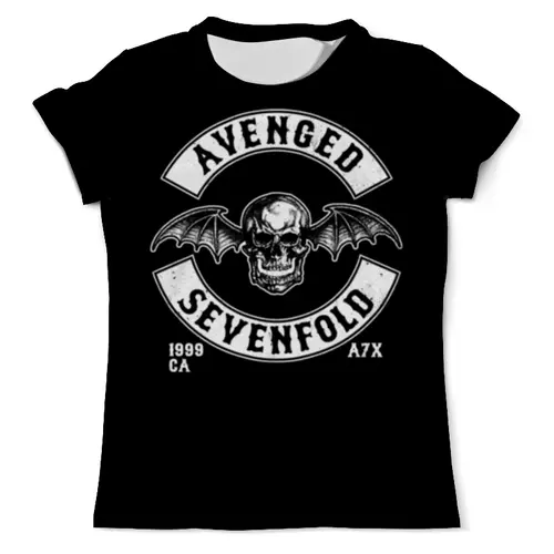 Заказать мужскую футболку в Москве. Футболка с полной запечаткой (мужская) Avenged Sevenfold от geekbox - готовые дизайны и нанесение принтов.