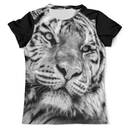Заказать мужскую футболку в Москве. Футболка с полной запечаткой (мужская) тигры от THE_NISE  - готовые дизайны и нанесение принтов.