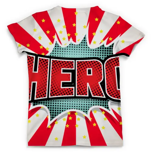 Заказать мужскую футболку в Москве. Футболка с полной запечаткой (мужская) HEROO от Jimmy Flash - готовые дизайны и нанесение принтов.