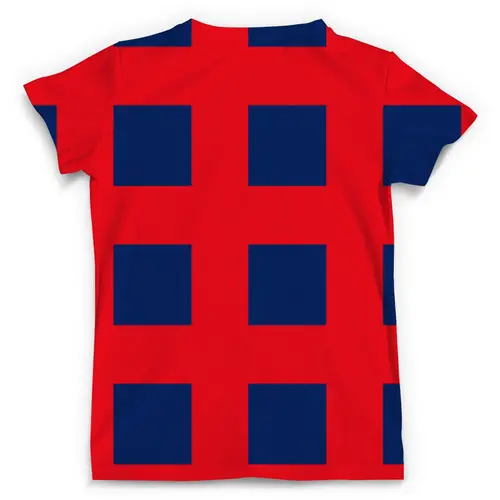 Заказать мужскую футболку в Москве. Футболка с полной запечаткой (мужская) Синие квадраты от THE_NISE  - готовые дизайны и нанесение принтов.