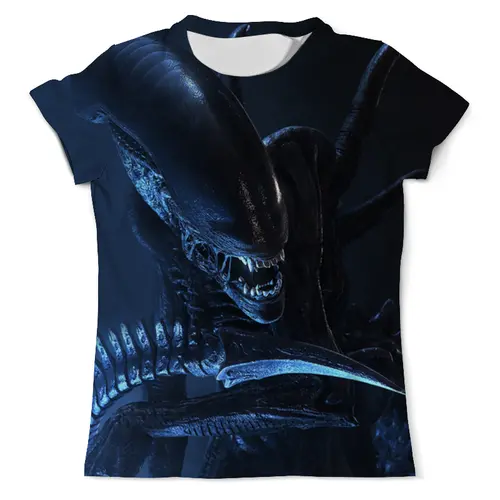 Заказать мужскую футболку в Москве. Футболка с полной запечаткой (мужская) Alien      от Nos  - готовые дизайны и нанесение принтов.