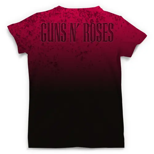 Заказать мужскую футболку в Москве. Футболка с полной запечаткой (мужская) Guns N Roses от balden - готовые дизайны и нанесение принтов.
