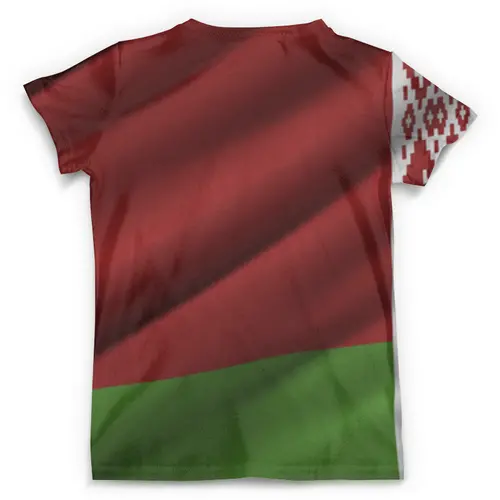 Заказать мужскую футболку в Москве. Футболка с полной запечаткой (мужская) Беларусь от queen  - готовые дизайны и нанесение принтов.