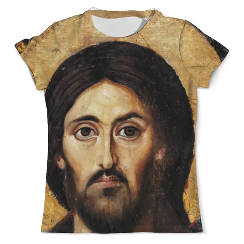 Заказать мужскую футболку в Москве. Футболка с полной запечаткой (мужская) Сын господа от god - готовые дизайны и нанесение принтов.