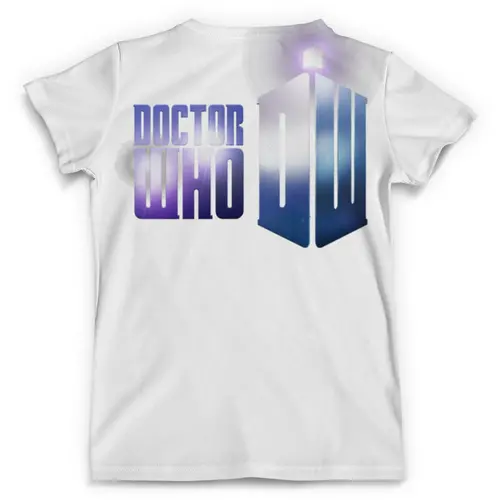Заказать мужскую футболку в Москве. Футболка с полной запечаткой (мужская) Doctor Who от balden - готовые дизайны и нанесение принтов.