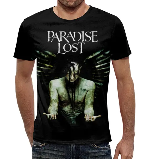 Заказать мужскую футболку в Москве. Футболка с полной запечаткой (мужская) Paradise Lost от geekbox - готовые дизайны и нанесение принтов.
