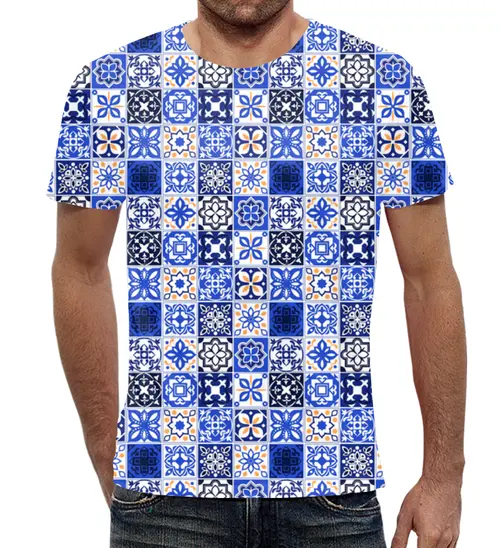Заказать мужскую футболку в Москве. Футболка с полной запечаткой (мужская) Kachel от balden - готовые дизайны и нанесение принтов.