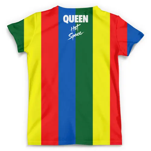 Заказать мужскую футболку в Москве. Футболка с полной запечаткой (мужская) Queen Hot Space от balden - готовые дизайны и нанесение принтов.