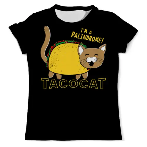 Заказать мужскую футболку в Москве. Футболка с полной запечаткой (мужская) Tacocat  от T-shirt print  - готовые дизайны и нанесение принтов.