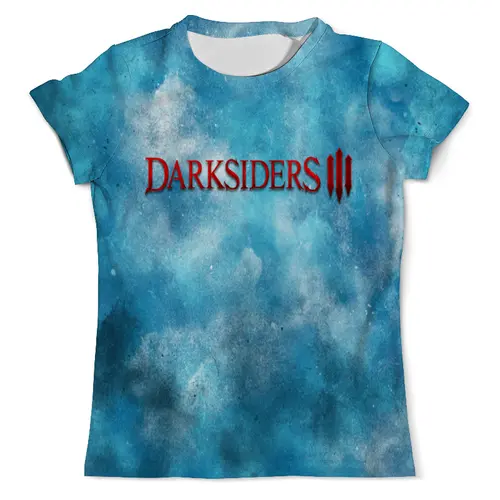 Заказать мужскую футболку в Москве. Футболка с полной запечаткой (мужская) Darksiders 3 от THE_NISE  - готовые дизайны и нанесение принтов.