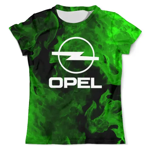 Заказать мужскую футболку в Москве. Футболка с полной запечаткой (мужская) Авто Opel от THE_NISE  - готовые дизайны и нанесение принтов.