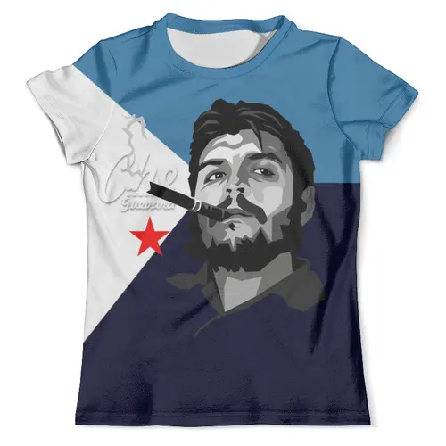 Заказать мужскую футболку в Москве. Футболка с полной запечаткой (мужская) Ernesto Che Guevara  от ПРИНТЫ ПЕЧАТЬ  - готовые дизайны и нанесение принтов.