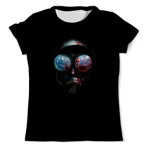 Заказать мужскую футболку в Москве. Футболка с полной запечаткой (мужская) Resident Evil / обитель зла от galaxy secret - готовые дизайны и нанесение принтов.