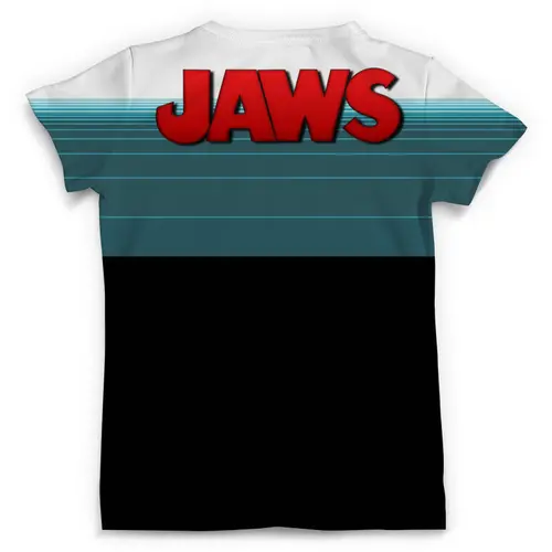 Заказать мужскую футболку в Москве. Футболка с полной запечаткой (мужская) Shark Attack от balden - готовые дизайны и нанесение принтов.