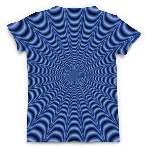 Заказать мужскую футболку в Москве. Футболка с полной запечаткой (мужская) Optical Illusion от Jimmy Flash - готовые дизайны и нанесение принтов.