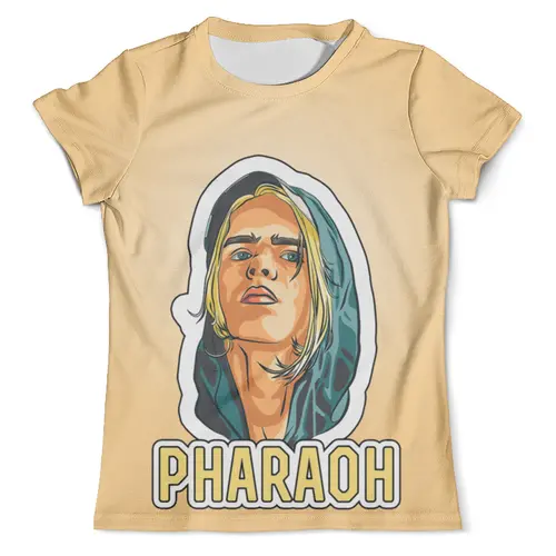 Заказать мужскую футболку в Москве. Футболка с полной запечаткой (мужская) PHARAOH(Фараон) от T-shirt print  - готовые дизайны и нанесение принтов.