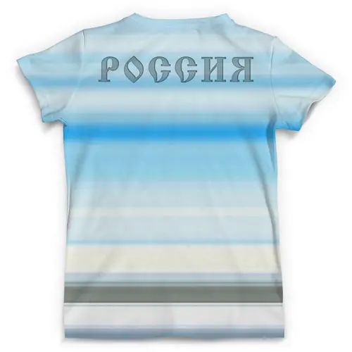 Заказать мужскую футболку в Москве. Футболка с полной запечаткой (мужская) RUSSIA BEAR от balden - готовые дизайны и нанесение принтов.