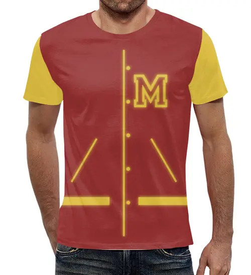 Заказать мужскую футболку в Москве. Футболка с полной запечаткой (мужская) Michael Jackson Stile от alexandrkarpovrf@gmail.com - готовые дизайны и нанесение принтов.