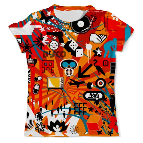 Заказать мужскую футболку в Москве. Футболка с полной запечаткой (мужская) Dream Art от game-fan - готовые дизайны и нанесение принтов.