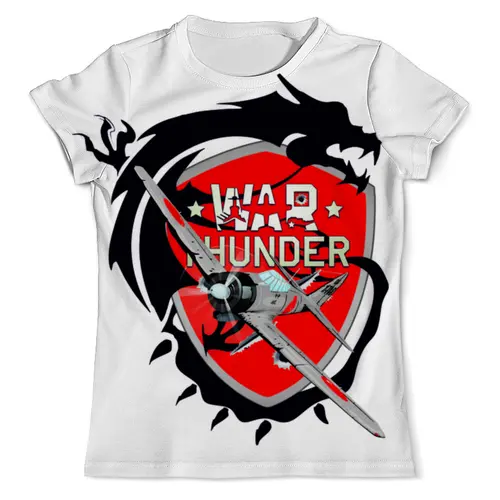 Заказать мужскую футболку в Москве. Футболка с полной запечаткой (мужская) War Thunder от galaxy secret - готовые дизайны и нанесение принтов.