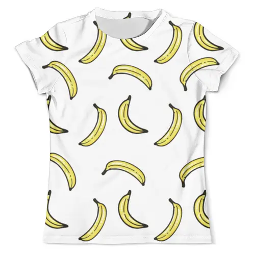 Заказать мужскую футболку в Москве. Футболка с полной запечаткой (мужская) Бананы от EK  - готовые дизайны и нанесение принтов.