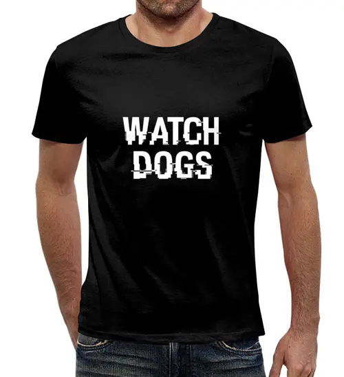 Заказать мужскую футболку в Москве. Футболка с полной запечаткой (мужская) Watch Dogs Legion от THE_NISE  - готовые дизайны и нанесение принтов.