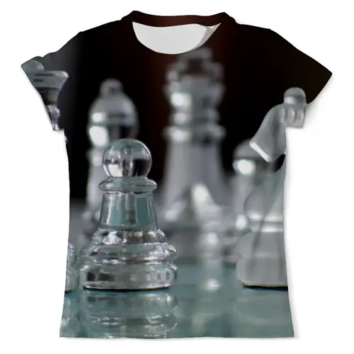 Заказать мужскую футболку в Москве. Футболка с полной запечаткой (мужская) Шахматный дресскод от agrius88@mail.ru - готовые дизайны и нанесение принтов.