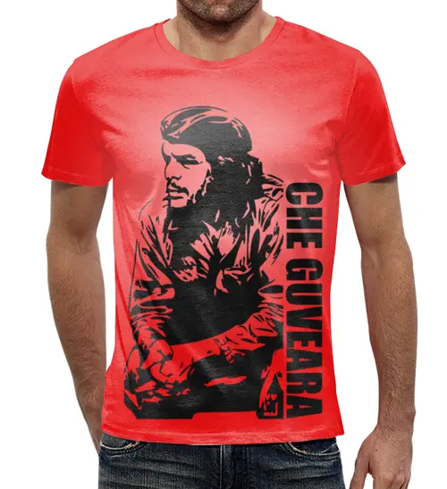 Заказать мужскую футболку в Москве. Футболка с полной запечаткой (мужская) Ernesto Che Guevara      от ПРИНТЫ ПЕЧАТЬ  - готовые дизайны и нанесение принтов.