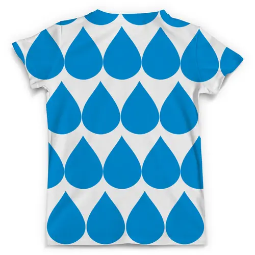 Заказать мужскую футболку в Москве. Футболка с полной запечаткой (мужская) дождь от nikol - готовые дизайны и нанесение принтов.