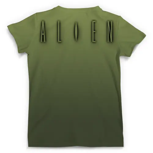 Заказать мужскую футболку в Москве. Футболка с полной запечаткой (мужская) Alien от balden - готовые дизайны и нанесение принтов.