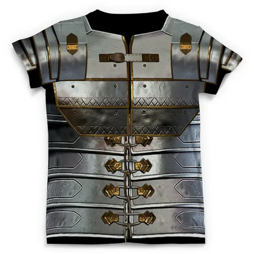 Заказать мужскую футболку в Москве. Футболка с полной запечаткой (мужская) Roman Legionary (black) от balden - готовые дизайны и нанесение принтов.