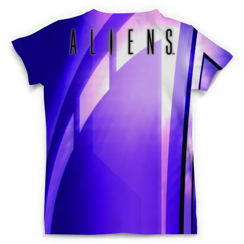 Заказать мужскую футболку в Москве. Футболка с полной запечаткой (мужская) ALIENS 3D от balden - готовые дизайны и нанесение принтов.