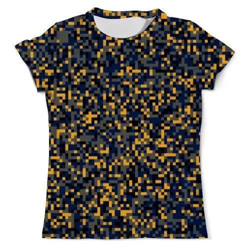 Заказать мужскую футболку в Москве. Футболка с полной запечаткой (мужская) Digital Pixel от THE_NISE  - готовые дизайны и нанесение принтов.