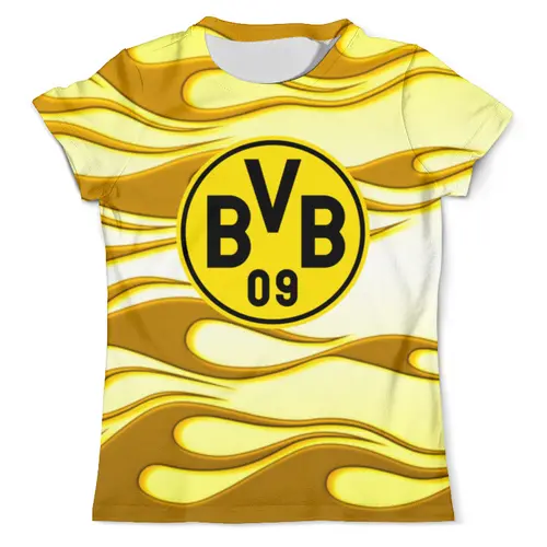 Заказать мужскую футболку в Москве. Футболка с полной запечаткой (мужская) Borussia от THE_NISE  - готовые дизайны и нанесение принтов.