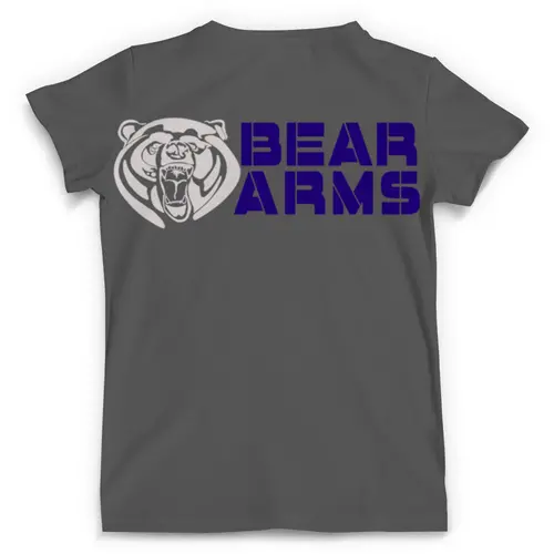 Заказать мужскую футболку в Москве. Футболка с полной запечаткой (мужская) Bear Arms от Leichenwagen - готовые дизайны и нанесение принтов.