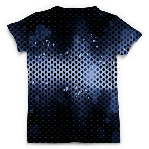 Заказать мужскую футболку в Москве. Футболка с полной запечаткой (мужская) Черно-синие краски от THE_NISE  - готовые дизайны и нанесение принтов.