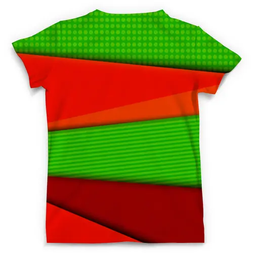 Заказать мужскую футболку в Москве. Футболка с полной запечаткой (мужская) Цветные полосы от THE_NISE  - готовые дизайны и нанесение принтов.