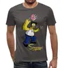 Заказать мужскую футболку в Москве. Футболка с полной запечаткой (мужская) The Simpson (1) от ПРИНТЫ ПЕЧАТЬ  - готовые дизайны и нанесение принтов.