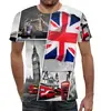 Заказать мужскую футболку в Москве. Футболка с полной запечаткой (мужская) лондон от Maksim  - готовые дизайны и нанесение принтов.