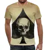 Заказать мужскую футболку в Москве. Футболка с полной запечаткой (мужская) Skull - 37 от Vladec11 - готовые дизайны и нанесение принтов.