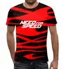 Заказать мужскую футболку в Москве. Футболка с полной запечаткой (мужская) Need for Speed от THE_NISE  - готовые дизайны и нанесение принтов.