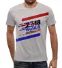 Заказать мужскую футболку в Москве. Футболка с полной запечаткой (мужская) Футбол от T-shirt print  - готовые дизайны и нанесение принтов.