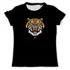 Заказать мужскую футболку в Москве. Футболка с полной запечаткой (мужская) Охрана-Тигр от armyshop - готовые дизайны и нанесение принтов.