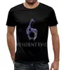 Заказать мужскую футболку в Москве. Футболка с полной запечаткой (мужская) Resident Evil 6 от game-fan - готовые дизайны и нанесение принтов.