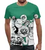 Заказать мужскую футболку в Москве. Футболка с полной запечаткой (мужская) TrollFace от Арам Тахмазян - готовые дизайны и нанесение принтов.