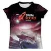 Заказать мужскую футболку в Москве. Футболка с полной запечаткой (мужская) SwimRocket Space Woman от Swimrocket - школа плавания - готовые дизайны и нанесение принтов.